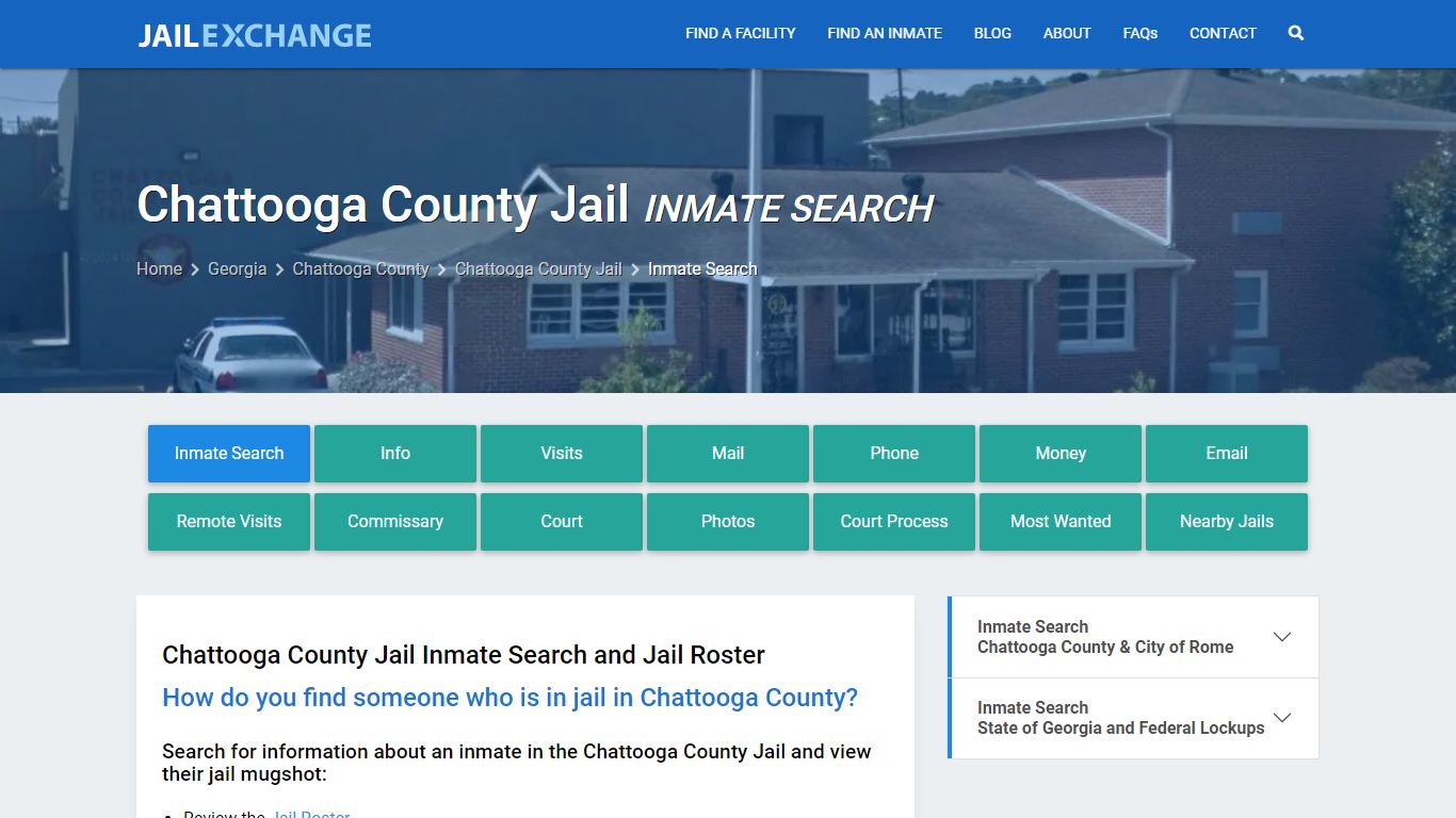 Inmate Search: Roster & Mugshots - Chattooga County Jail, GA